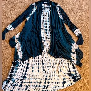Two-piece Sumday sleeveless dress with coverall